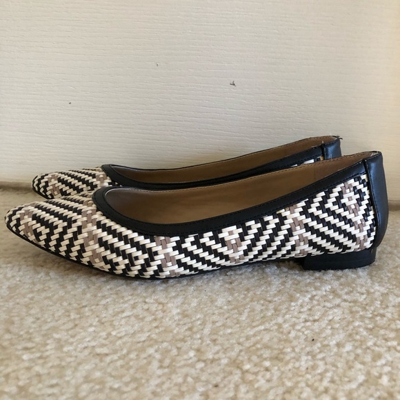 Sole Society Pointed Toe Woven Flats - Picture 1 of 3